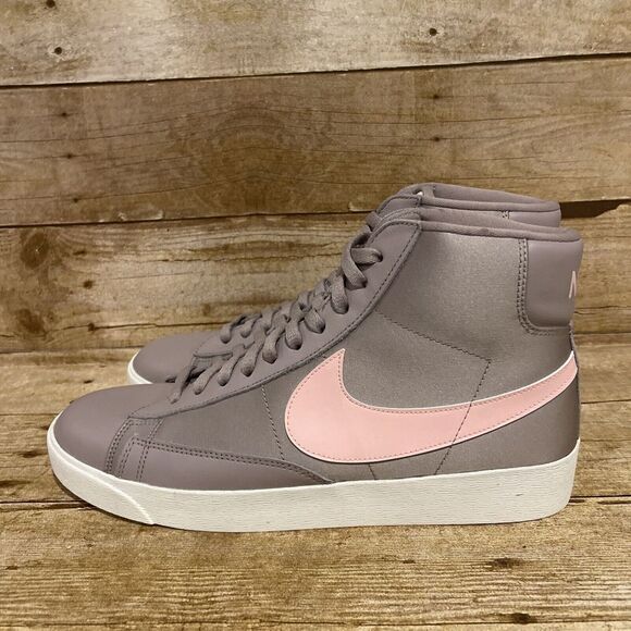 Nike Blazer Mid Prm Pumice Pink/Purple Shine Women's Sz 10.5 CK0835-200 New - Picture 4 of 9